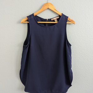 Forever 21 Small Navy Blue Sleeveless Blouse